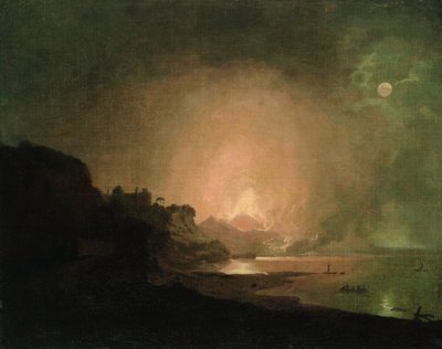 Der Ausbruch des Vesuvs von Joseph Wright of Derby